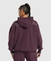 Power Oversized Zip Hoodie