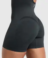 Gains Seamless All-In-One(Black,XXS)