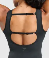 Gains Seamless All-In-One(Black,XXS)