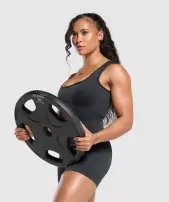Gains Seamless All-In-One(Black,XXS)