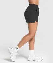 Pintuck Shorts(Black,XXS)