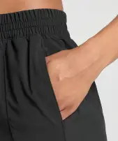 Pintuck Shorts(Black,XXS)