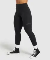 Lifting Logo Leggings(Black,XXS)