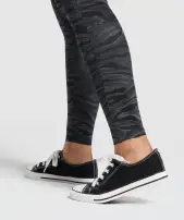 Power Leggings(Asphalt Grey Print,XXS)