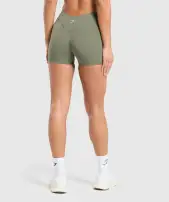 Dipped Waistband Shorts(Base Green,XXS)
