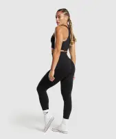 Lift Seamless Leggings(Black/Black Marl,XXS)