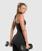 Corset Seamless Leggings(Black,XXS)