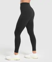 Corset Seamless Leggings(Black,XXS)