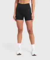 Corset Seamless Shorts(Black,XXS)