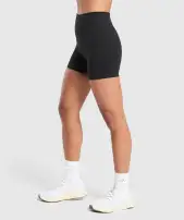 Corset Seamless Shorts(Black,XXS)