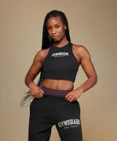 Lifting Essentials Graphic Brushed Oversized Joggers(Black,XXS)