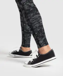 Legacy Regular Leggings(Black Print,XXS)