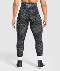 Legacy Regular Leggings(Black Print,XXS)