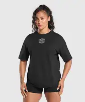 Legacy Oversized T-Shirt(Black,XXS)