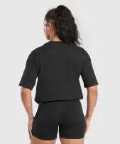 Legacy Oversized T-Shirt(Black,XXS)