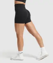 Lift Seamless Shorts(Black/Black Marl,XXS)