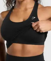 Lift Seamless Midi Tank With Shelf(Black/Black Marl,XXS)