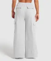 Fleece Cargo Pants(Light Grey Marl,XXS)