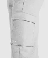 Fleece Cargo Pants(Light Grey Marl,XXS)