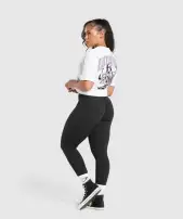 Lifting Club Graphic T-Shirt(White,XXS)