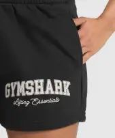 Lifting Essentials Graphic Brushed 4' Shorts(Black,XXS)