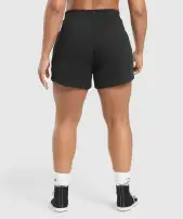 Lifting Essentials Graphic Brushed 4' Shorts(Black,XXS)