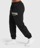 Lifting Essentials Graphic Brushed Oversized Joggers(Black,XXS)