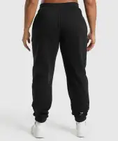 Lifting Essentials Graphic Brushed Oversized Joggers(Black,XXS)