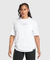 Lifting Graphic T-Shirt(White,XXS)