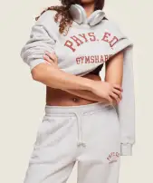 Phys Ed Straight Leg Joggers(Light Grey Marl,XXS)