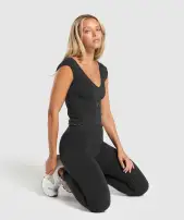 Luxe Seamless Leggings(Coal Marl,XXS)