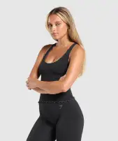 Luxe Seamless Tank(Coal Marl,XXS)