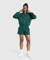 Rest Day Sweats 1/2 Zip Pullover(Bros Bold Teal Marl,XXS)