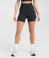Pocket Shorts(Black,XXS)