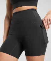 Pocket Shorts(Black,XXS)