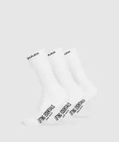 Wordmark Crew 3pk