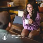 Voyager Tumbler with Clear Flip Lid & Straw(Winter White,16oz)