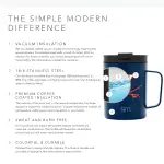 Collegiate Scout Coffee Mug with Flip Lid(Virginia,12oz)