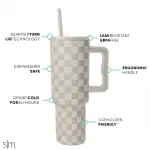 Trek Tumbler(Checkmate,40 oz)