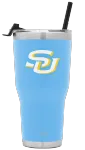 Collegiate Cruiser Tumbler with Flip Lid and Straw
