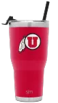 Collegiate Cruiser Tumbler with Flip Lid and Straw