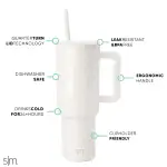 Trek Tumbler(Cream Leopard,40 oz)