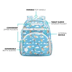 Fletcher Kids' Backpack(Bluey Sky,Medium)