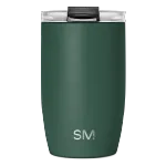 Voyager Tumbler with Clear Flip Lid & Straw(Forest,12oz)