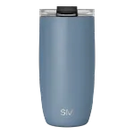 Voyager Tumbler with Clear Flip Lid & Straw