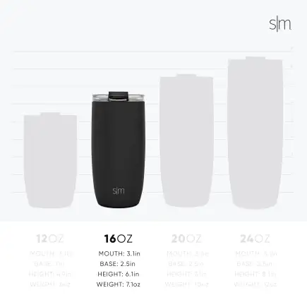 Voyager Tumbler with Clear Flip Lid & Straw(Island Jade,16oz)