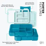 Porter Bento Box(Frozen Elsa's Snowflake,3pk)