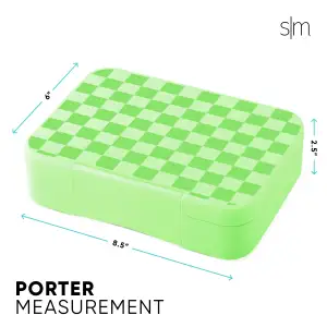 Porter Bento Box(Lime Checkmate)