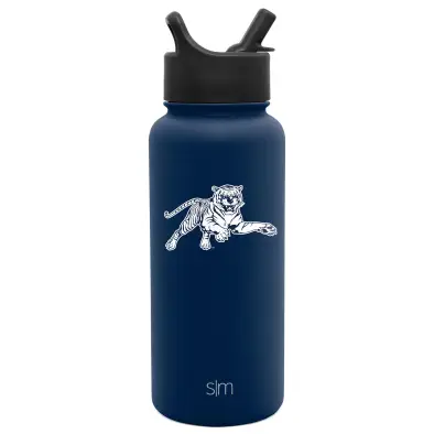 Collegiate Summit Water Bottle with Straw Lid