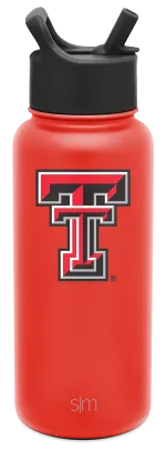 Collegiate Summit Water Bottle with Straw Lid